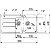 FRANKE ANTEA AZG AZG 651-97 бежевый