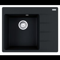 FRANKE CENTRO CNG 611/211-62 TL чаша слева черный матовый