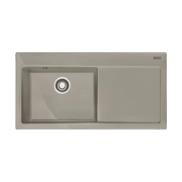 FRANKE MYTHOS MTK 611-100 чаша слева жемчужно-серый