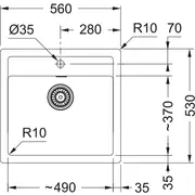 FRANKE Smart SID 610-49 сахара 