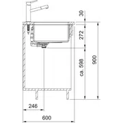 FRANKE MYTHOS BXM 210/110-50 F-INOX антрацит