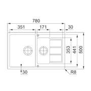 FRANKE SIRIUS S2D 651-78 серый