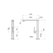 FALMEC PURE STEEL FLAT inox