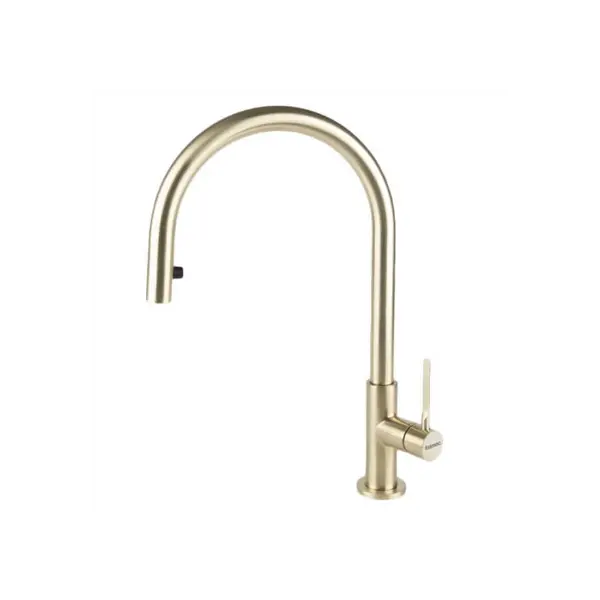 FALMEC TREVI ROUND PVD BRUSHED PALE GOLD