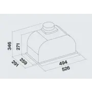 FALMEC BUILT-IN 50 AISI 304