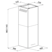 Konigin Geometry Inox/Black Glass