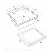 PAULMARK IT-GRANIT KANTE 50, PM105152-BE