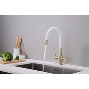 PAULMARK Salix Sa213419-BRw бронза, белый шланг