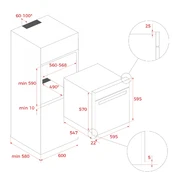 TEKA SteamGourmet HLB 8550 SC NIGHT RIVER BLACK